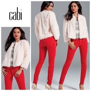 Cabi Skinny Style 3136 Corduroy Pants Red